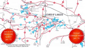 Vilas County Snowmobile Trail Map Snowmobiling | Land O' Lakes Wi